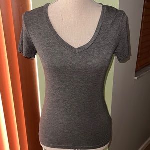 Clozoz Gray Vneck Tee